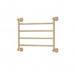 Lillian Heated Towel Rail, 600 x 458mm, Urban Brass 4 Bars